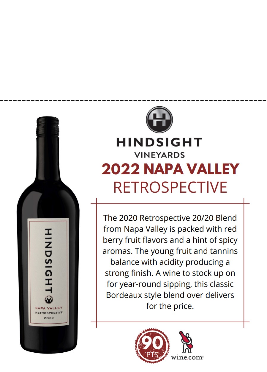 Hidesight Wines  Retro Sell Sheet Cover