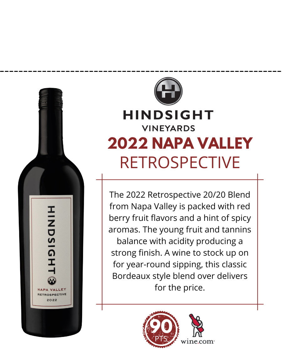 Hidesight Wines  Shelf Talker Retrospective Score Updated